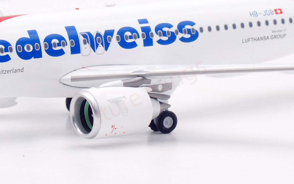 1:200 InFlight200 Edelweiss Air A320 HB-JDB Diecast Aircraft Model
