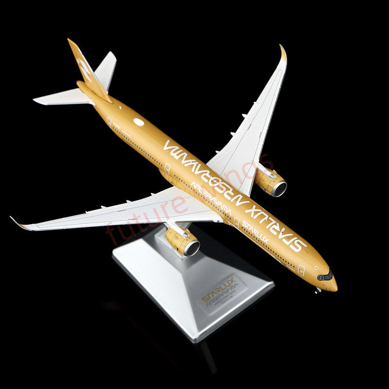 1:400 YY Wings Starlux Airlines A350-1000 B-58553 B-58554 Aircraft Model+Free Tractor