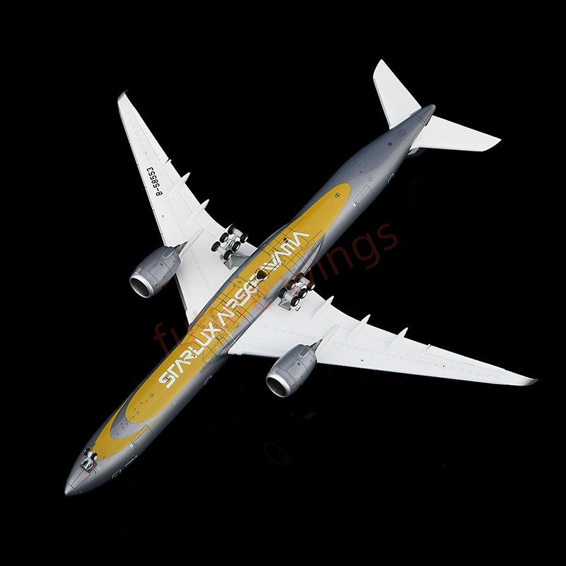 1:400 YY Wings Starlux Airlines A350-1000 B-58553 B-58554 Aircraft Model+Free Tractor