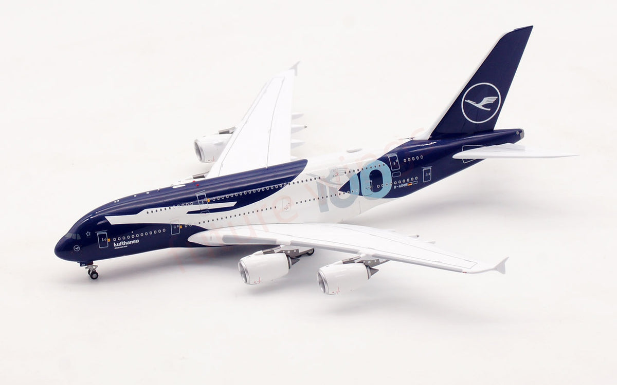 1:400 Aviation400 Lufthansa Airlines A380 D-AIMH "100Years"Aircraft Model Free Tractor+Stand