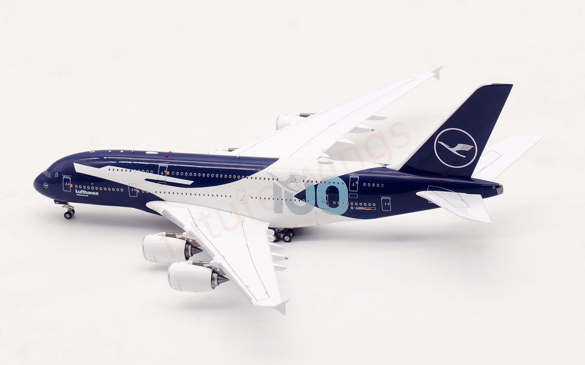 1:400 Aviation400 Lufthansa Airlines A380 D-AIMH "100Years"Aircraft Model Free Tractor+Stand