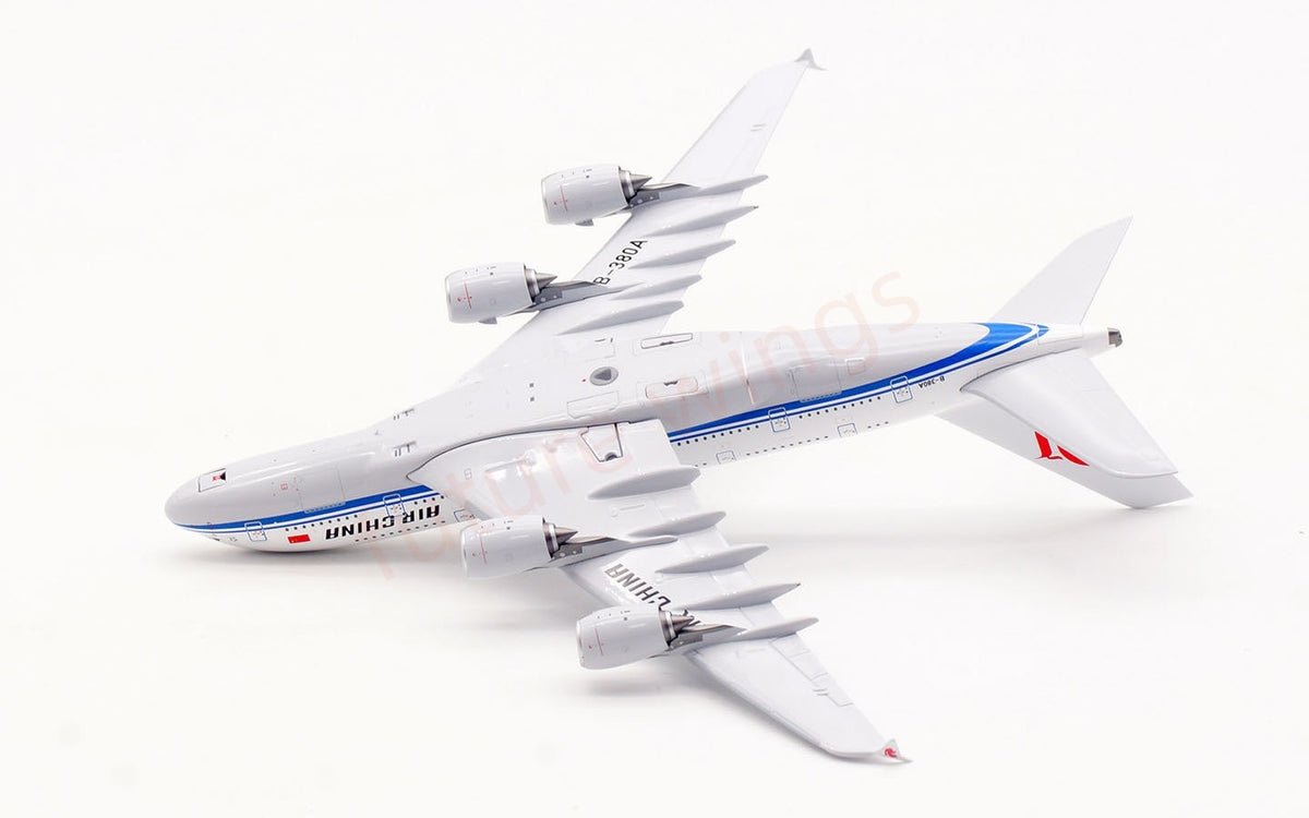 1:400 Aviation400 Air China A380 B-380A Aircraft Model Free Tractor+Stand