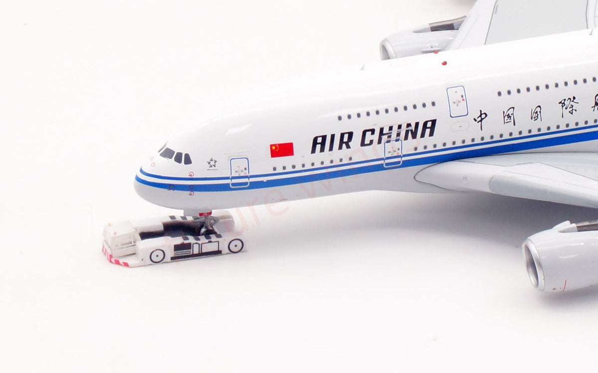 1:400 Aviation400 Air China A380 B-380A Aircraft Model Free Tractor+Stand