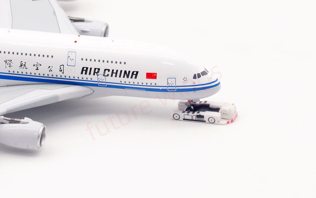 1:400 Aviation400 Air China A380 B-380A Aircraft Model Free Tractor+Stand