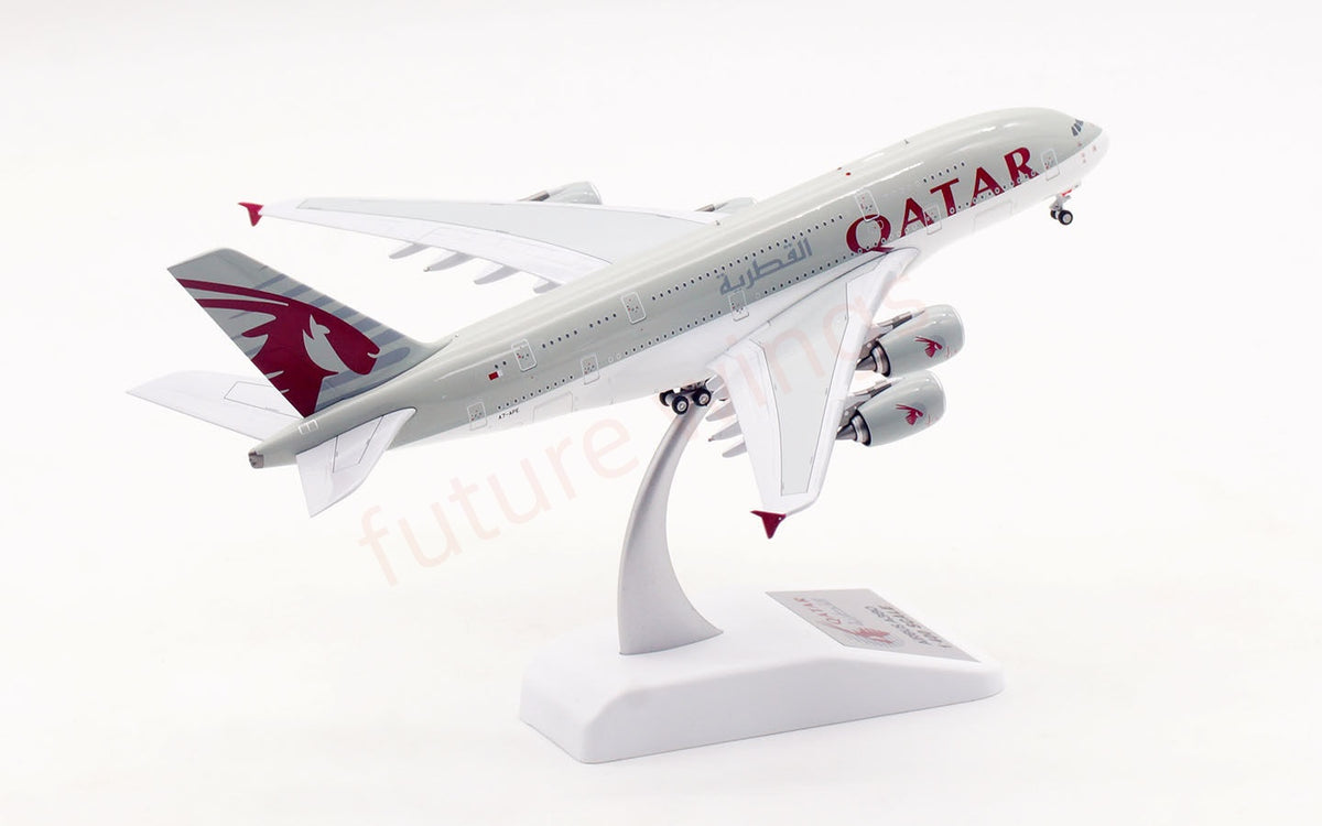 1:400 Aviation400 Qatar Airways A380 A7-APE Aircraft Model Free Tractor+Stand
