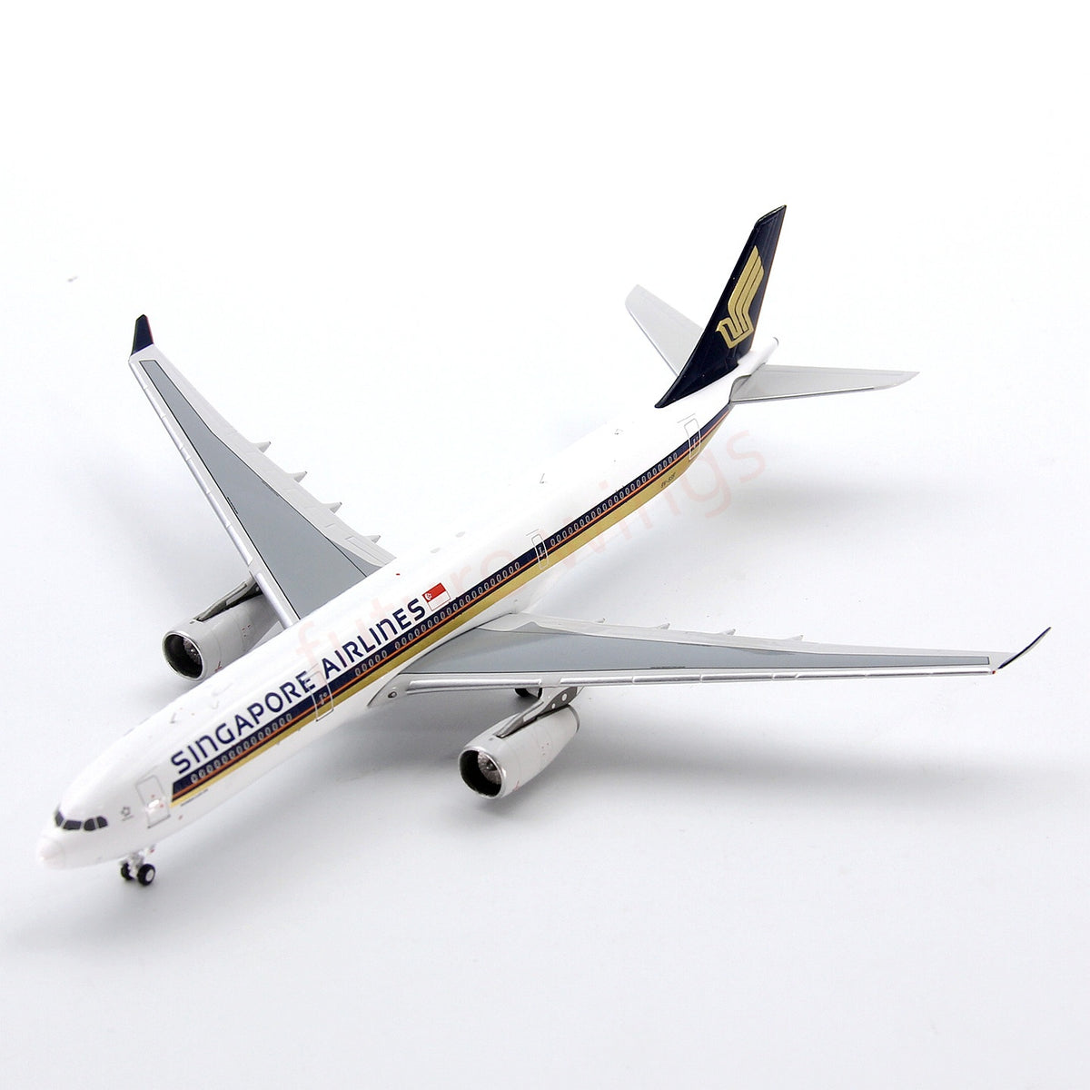 1:400 GeminiStar Singapore Airlines A330-300 9V-SSF Aircraft Model+Free Tractor