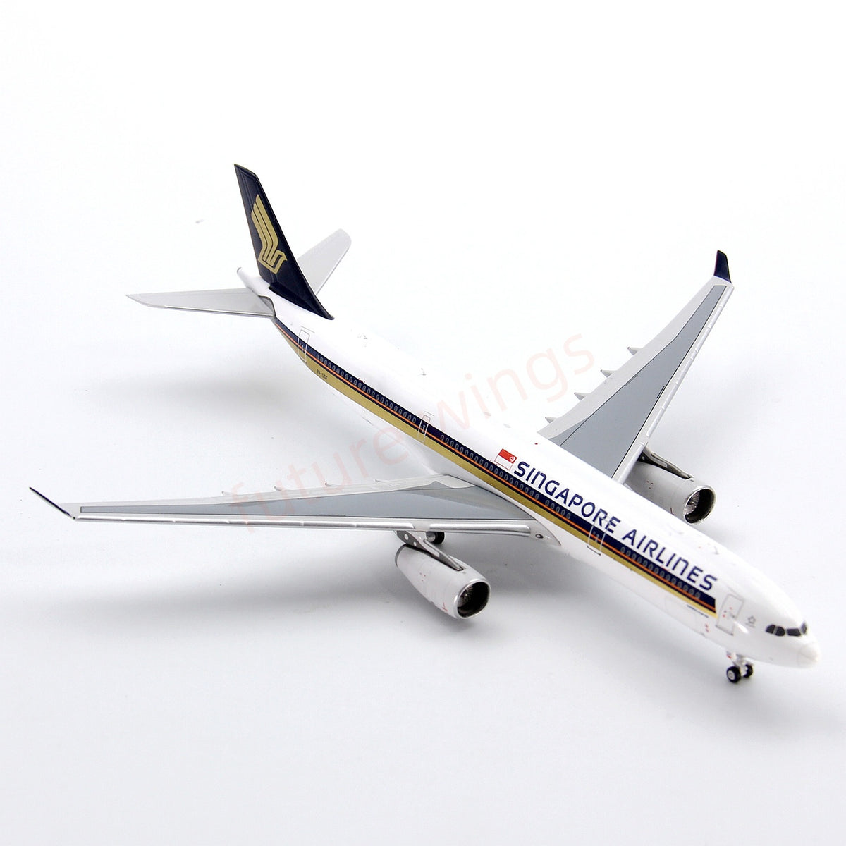 1:400 GeminiStar Singapore Airlines A330-300 9V-SSF Aircraft Model+Free Tractor