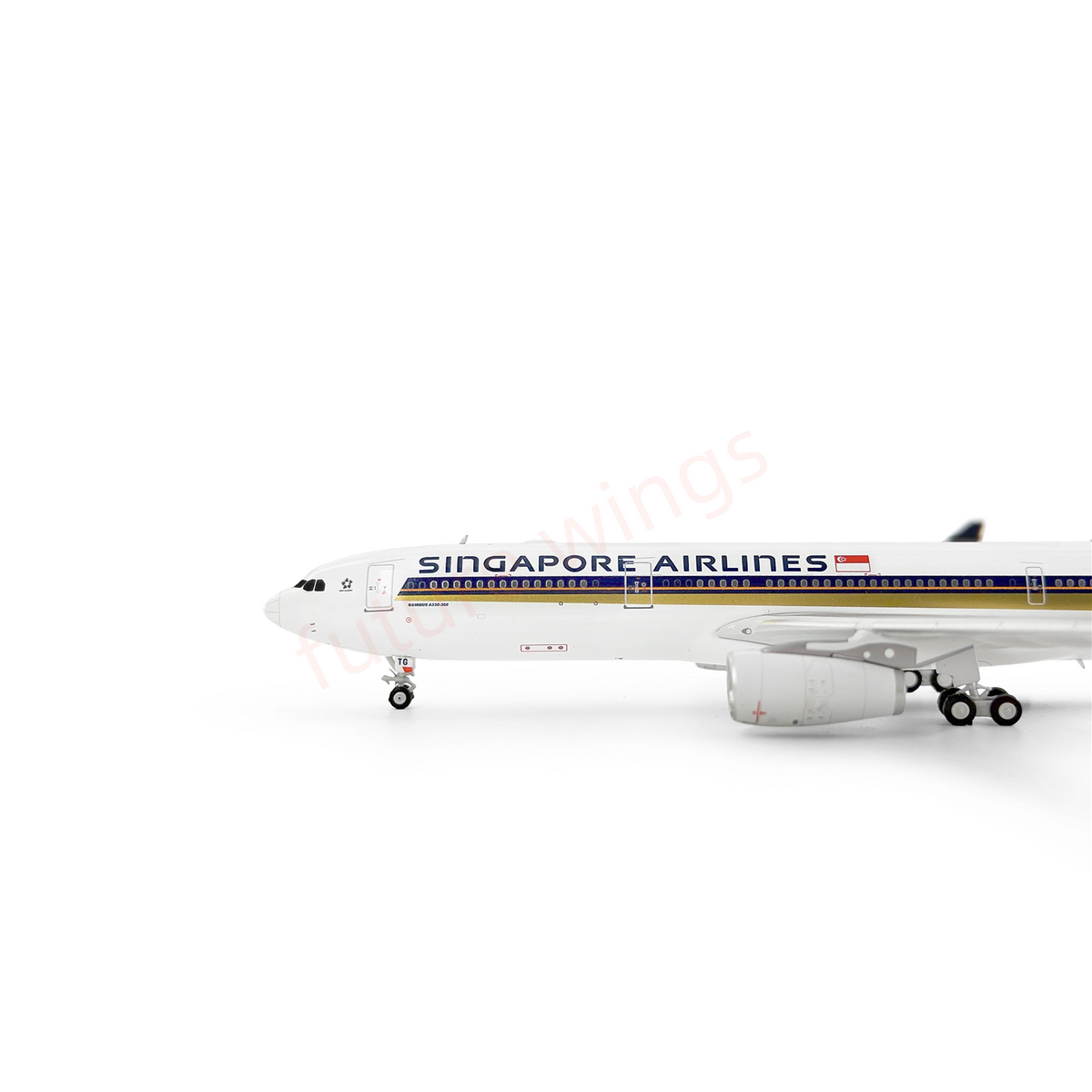 1:400 Z² Model Singapore Airlines A330-300 9V-STG Aircraft Model+Free Tractor
