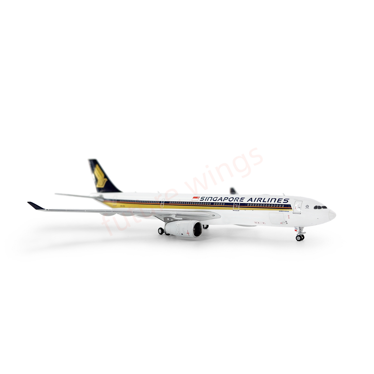 1:400 Z² Model Singapore Airlines A330-300 9V-STG Aircraft Model+Free Tractor
