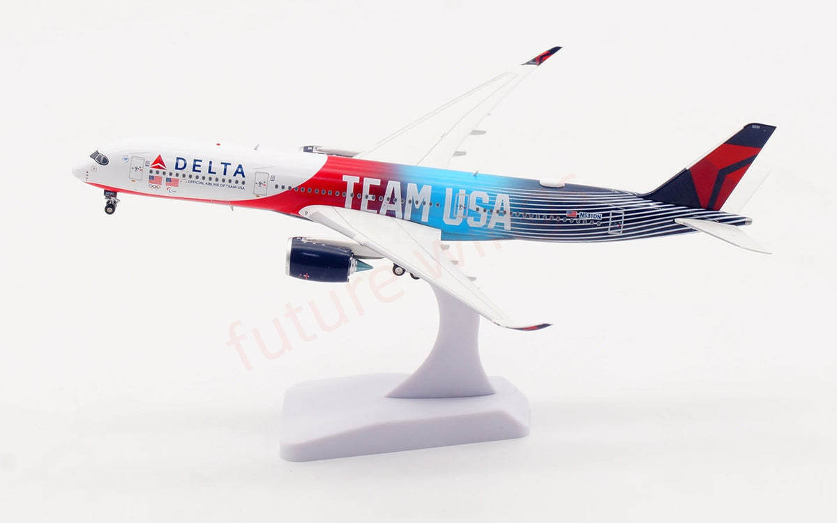 1:400 Aviation400 Delta Airlines A350-900 N531DN Aircraft Model+Free Tractor and Stand