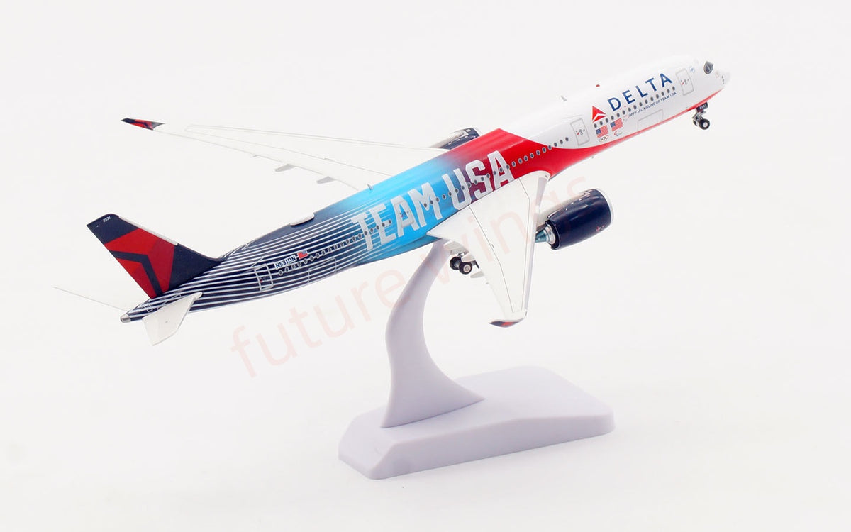 1:400 Aviation400 Delta Airlines A350-900 N531DN Aircraft Model+Free Tractor and Stand