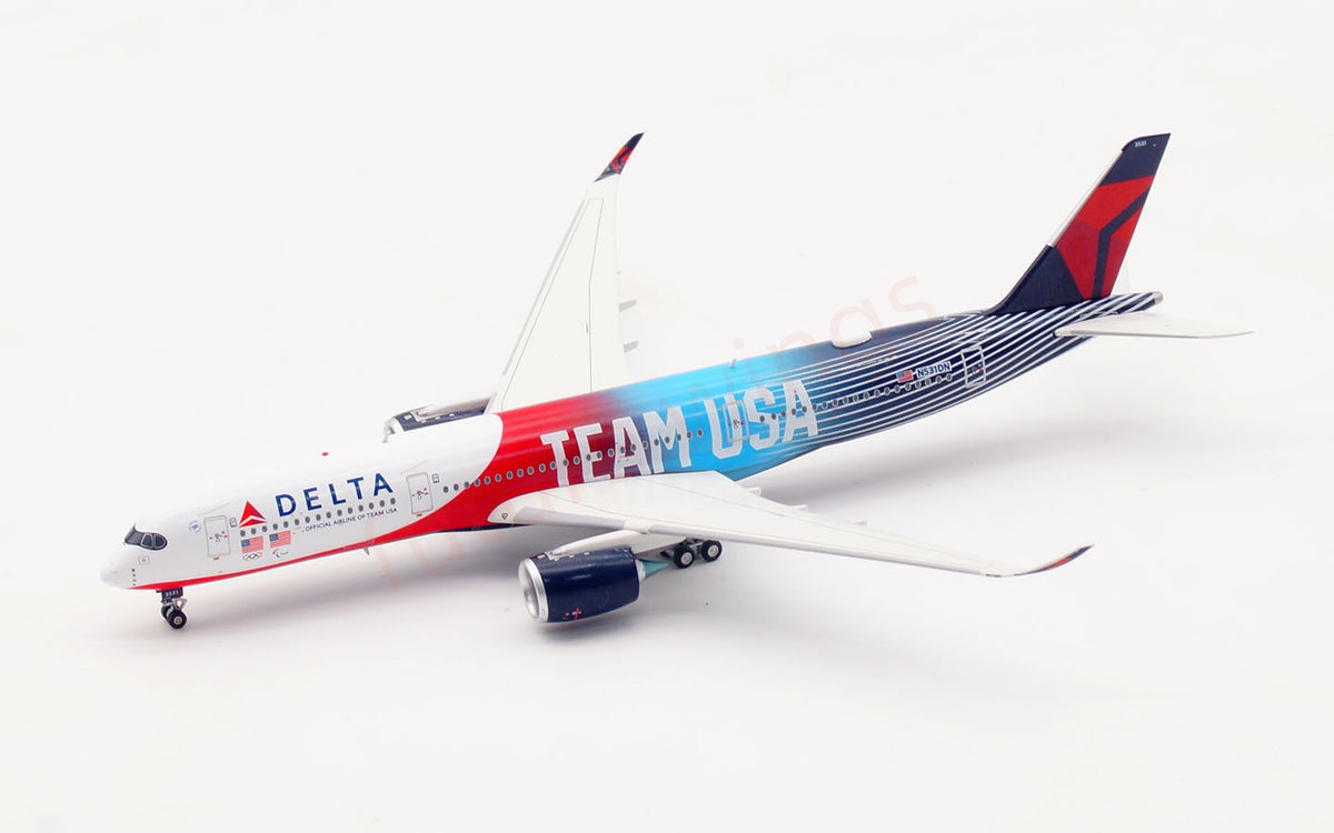 1:400 Aviation400 Delta Airlines A350-900 N531DN Aircraft Model+Free Tractor and Stand