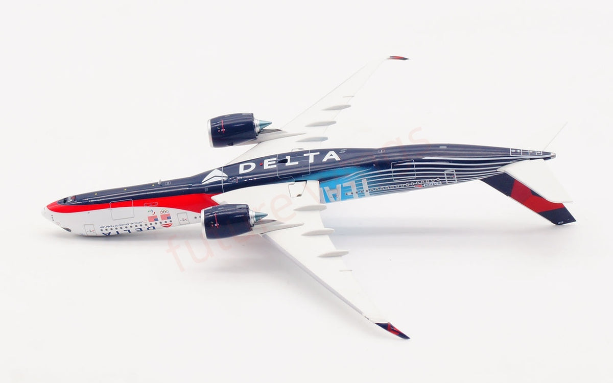 1:400 Aviation400 Delta Airlines A350-900 N531DN Aircraft Model+Free Tractor and Stand