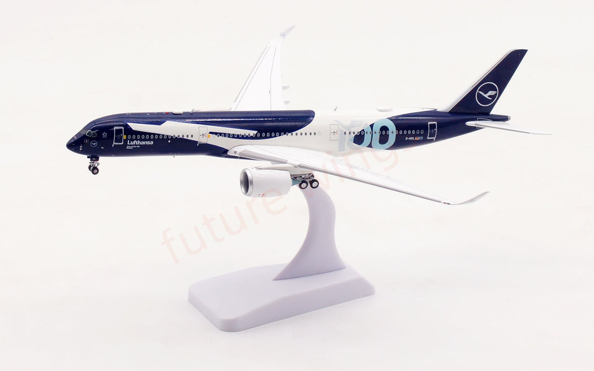 1:400 Aviation400 Lufthansa Airlines A350-900 D-AIXL "100Years" Aircraft Model+Free Tractor and Stand