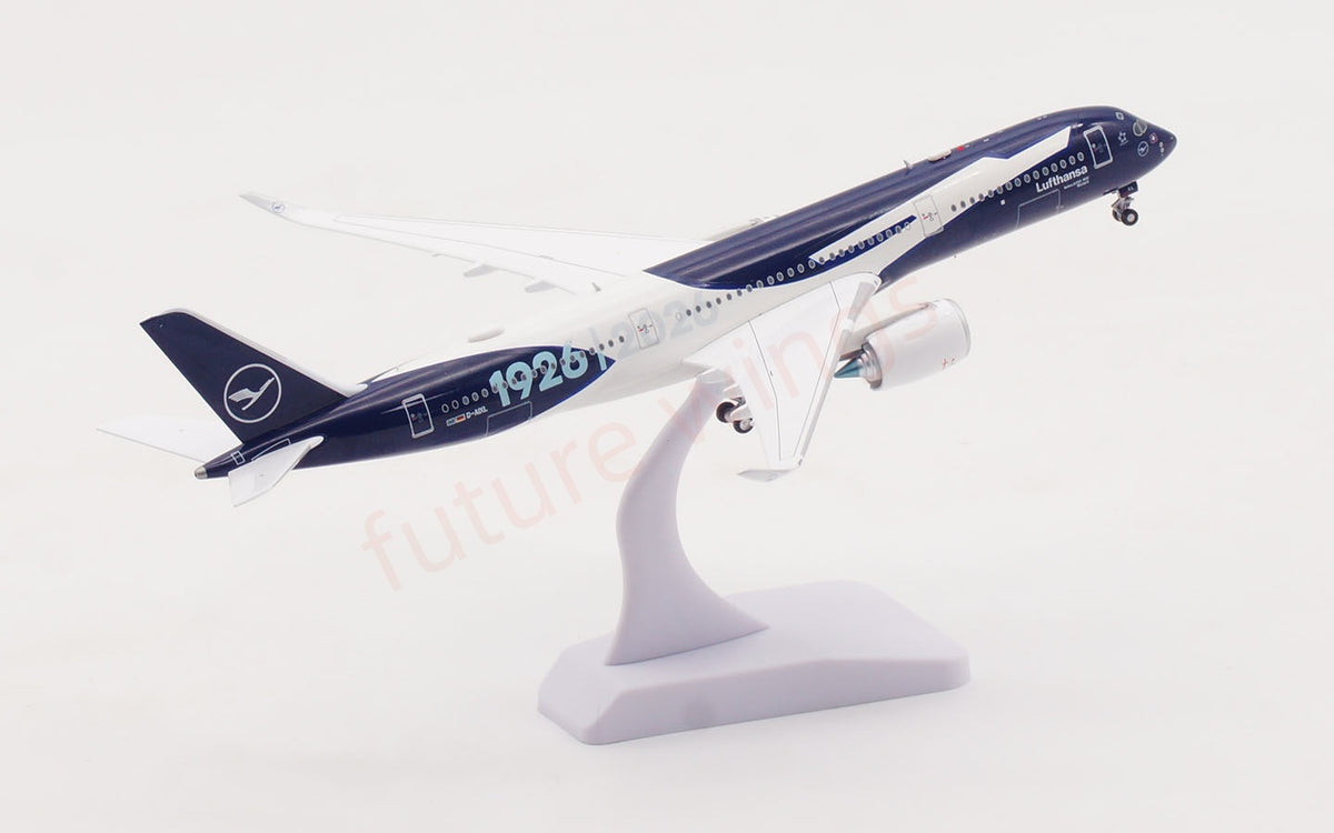 1:400 Aviation400 Lufthansa Airlines A350-900 D-AIXL "100Years" Aircraft Model+Free Tractor and Stand