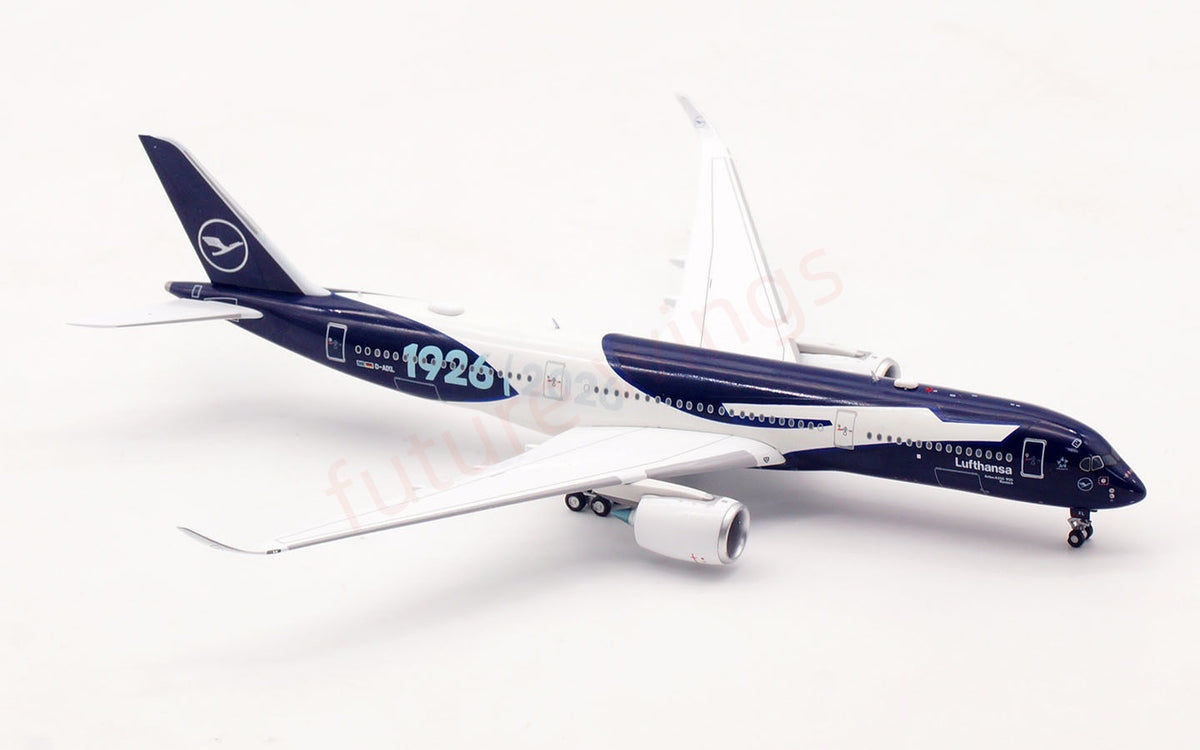 1:400 Aviation400 Lufthansa Airlines A350-900 D-AIXL "100Years" Aircraft Model+Free Tractor and Stand