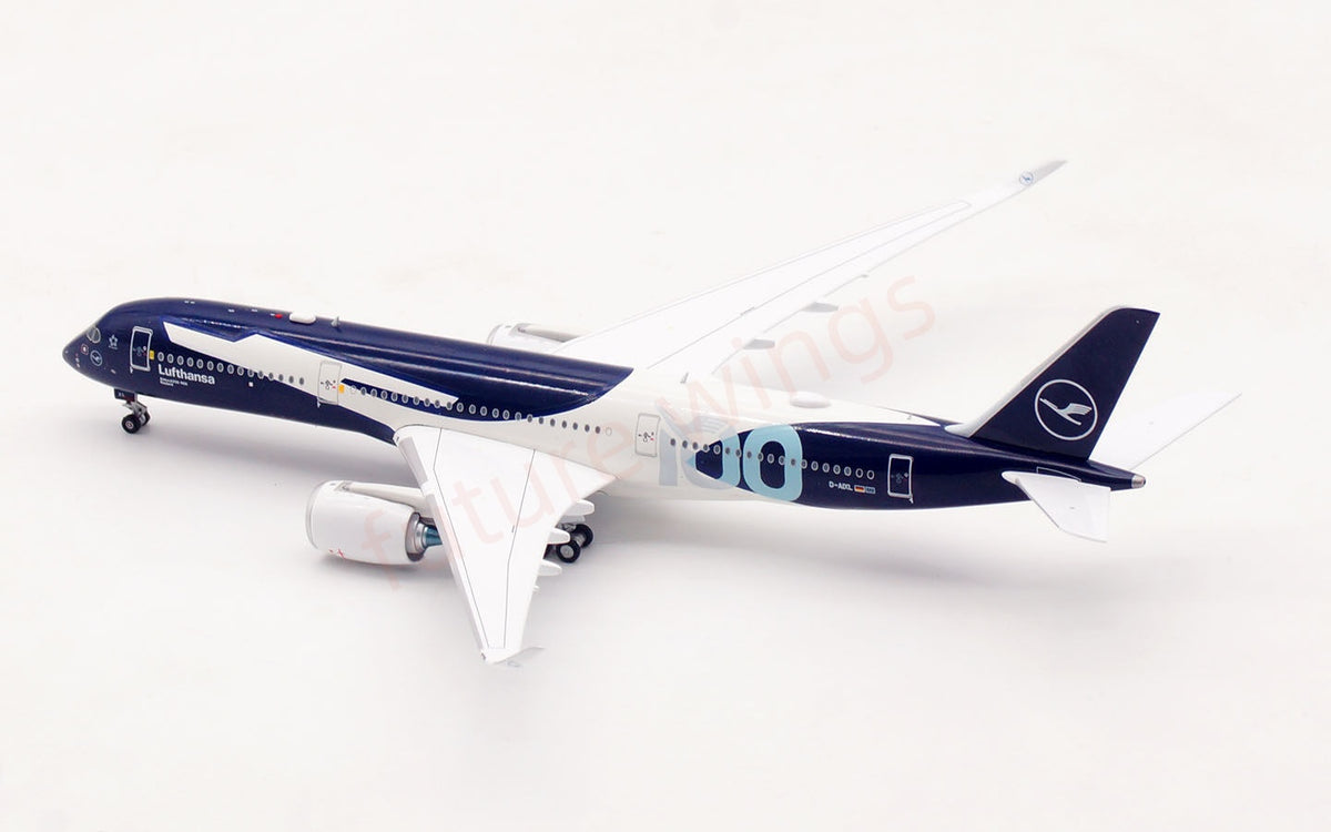 1:400 Aviation400 Lufthansa Airlines A350-900 D-AIXL "100Years" Aircraft Model+Free Tractor and Stand