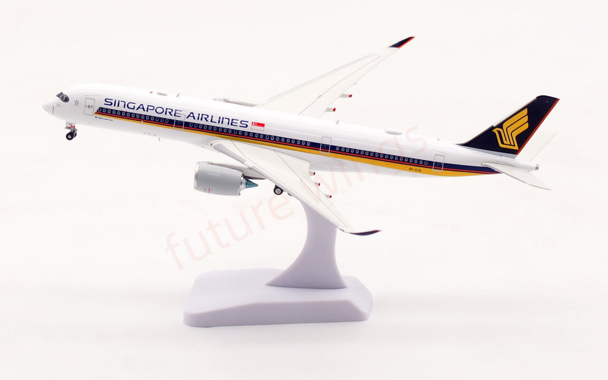 1:400 Aviation400 Singapore Airlines A350-900 9V-SJH Aircraft Model+Free Tractor and Stand