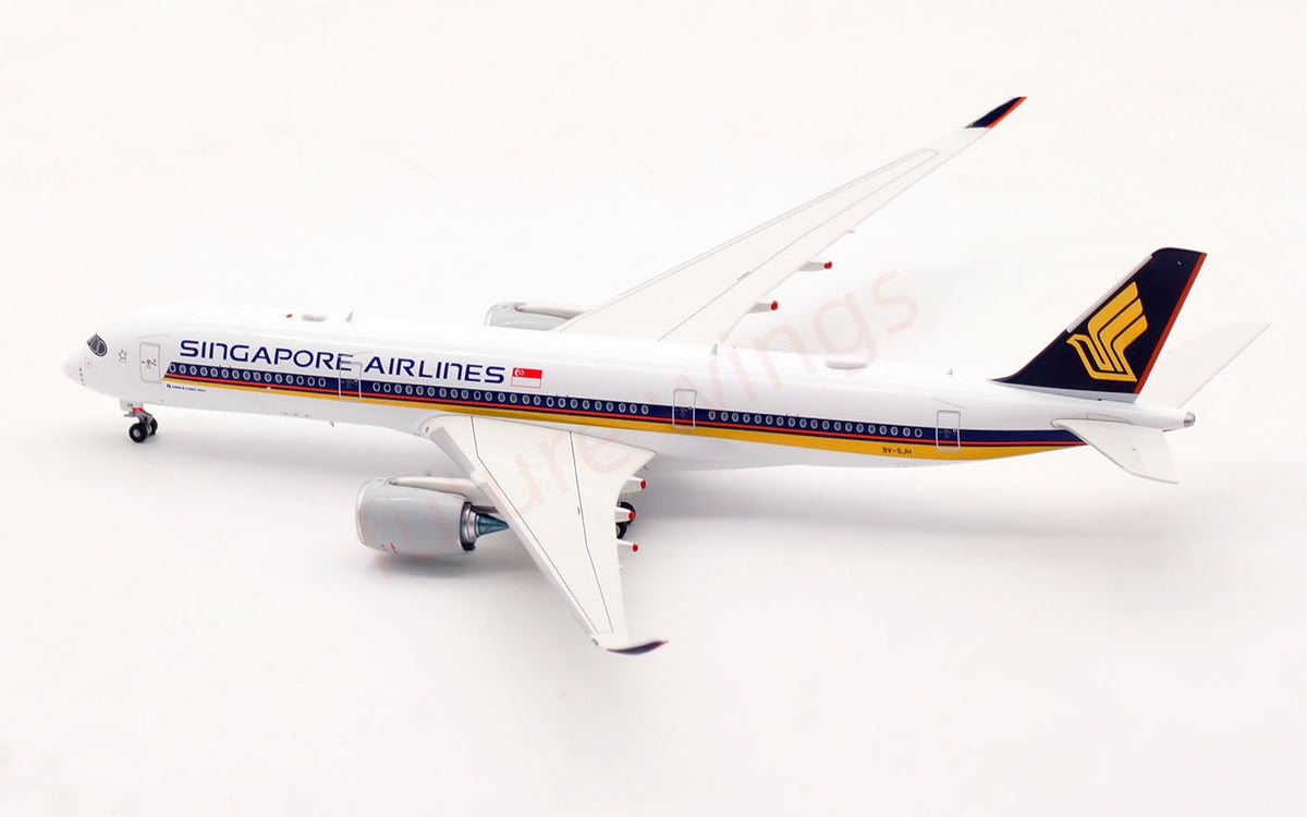 1:400 Aviation400 Singapore Airlines A350-900 9V-SJH Aircraft Model+Free Tractor and Stand