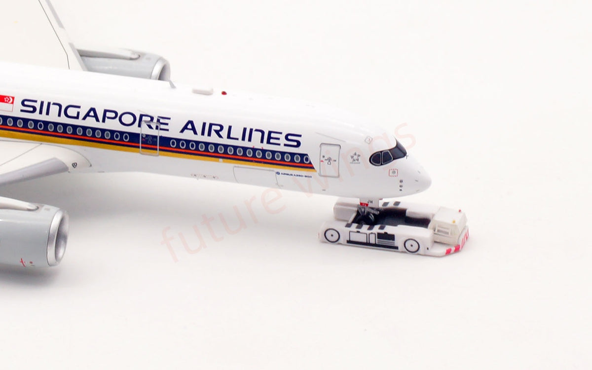 1:400 Aviation400 Singapore Airlines A350-900 9V-SJH Aircraft Model+Free Tractor and Stand