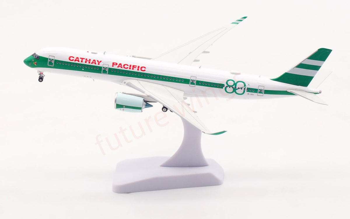 1:400 Aviation400 Cathay Pacific A350-900 B-LRJ "80years" Aircraft Model+Free Tractor and Stand