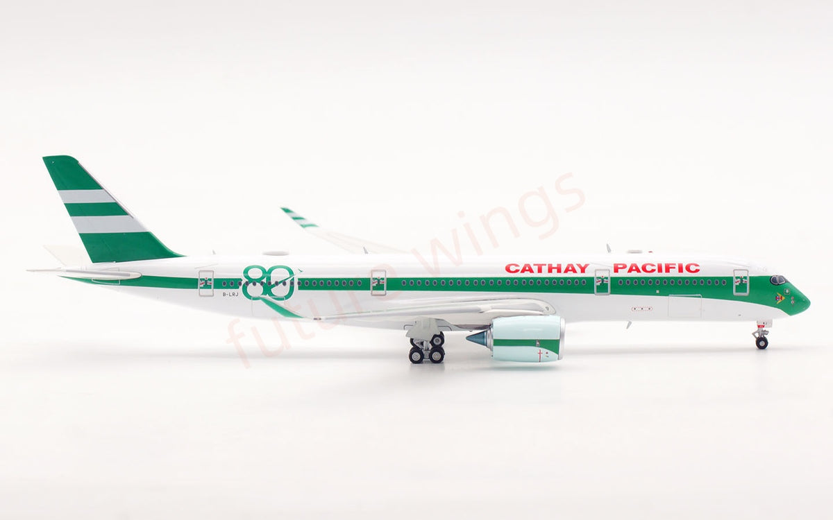 1:400 Aviation400 Cathay Pacific A350-900 B-LRJ "80years" Aircraft Model+Free Tractor and Stand