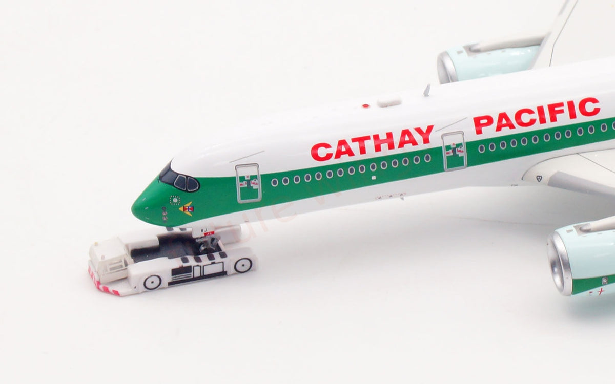 1:400 Aviation400 Cathay Pacific A350-900 B-LRJ "80years" Aircraft Model+Free Tractor and Stand