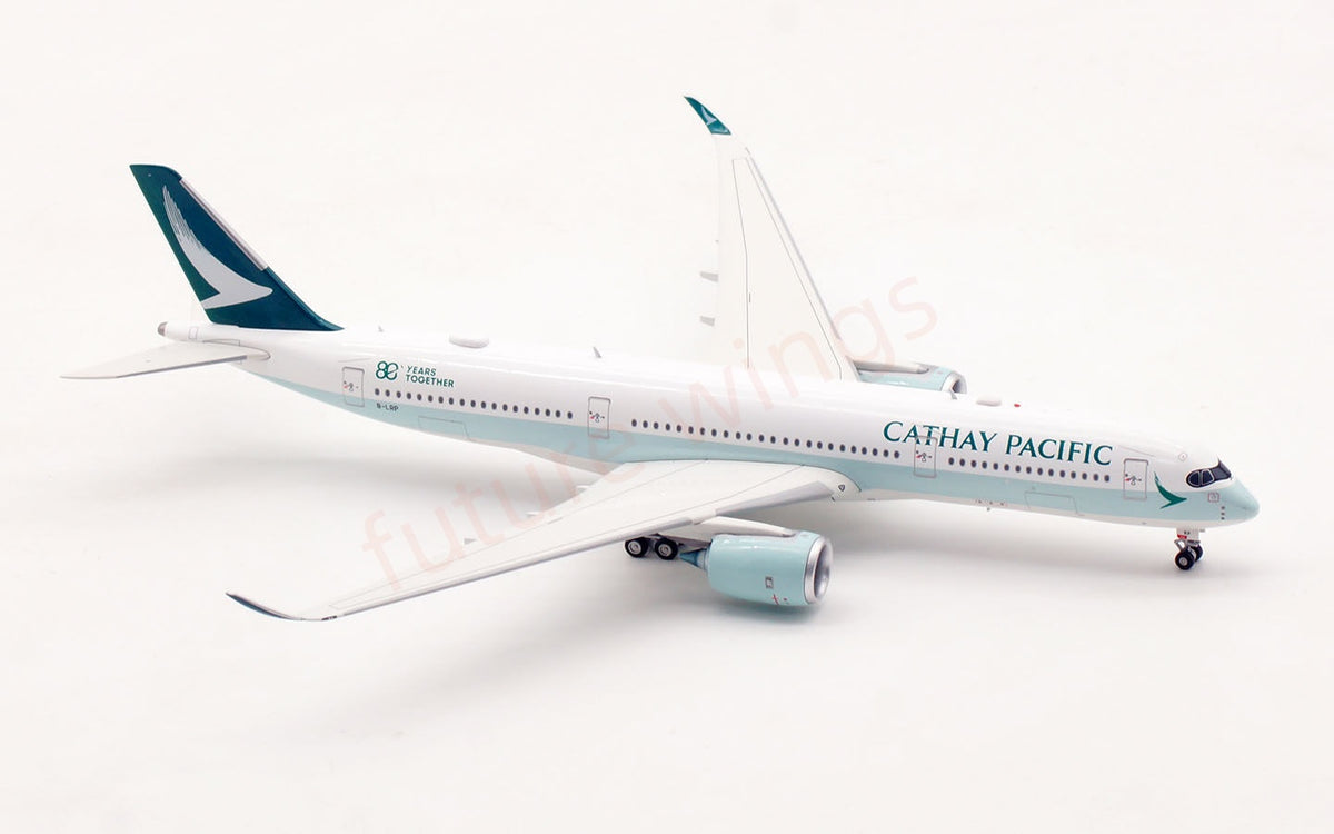 1:400 Aviation400 Cathay Pacific A350-900 B-LRP Aircraft Model+Free Tractor and Stand