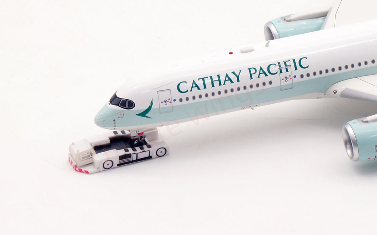 1:400 Aviation400 Cathay Pacific A350-900 B-LRP Aircraft Model+Free Tractor and Stand