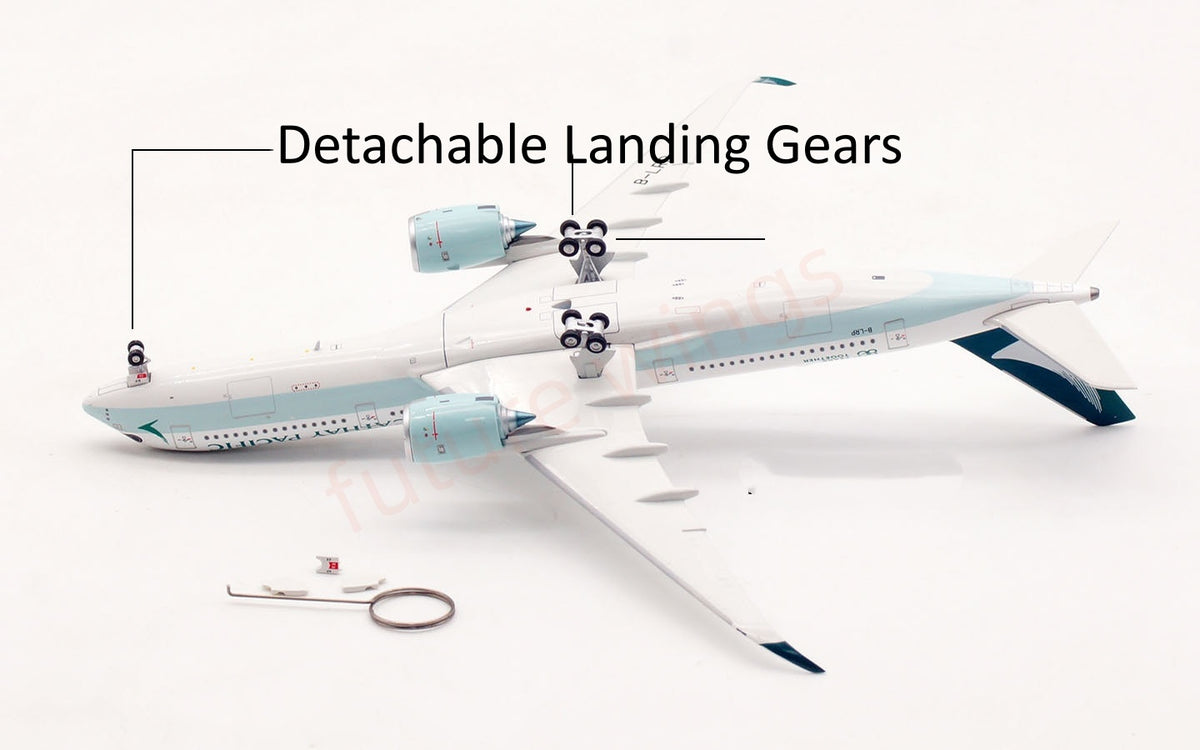 1:400 Aviation400 Cathay Pacific A350-900 B-LRP Aircraft Model+Free Tractor and Stand
