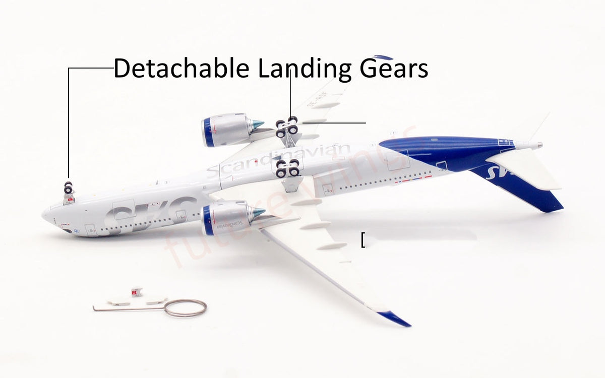 1:400 Aviation400 SAS A350-900 SE-RSF Aircraft Model+Free Tractor and Stand