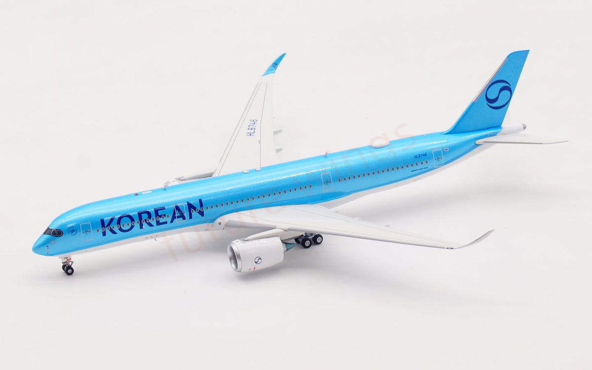 1:400 Aviation400 Korean Air A350-900 HL8746 Aircraft Model+Free Tractor and Stand