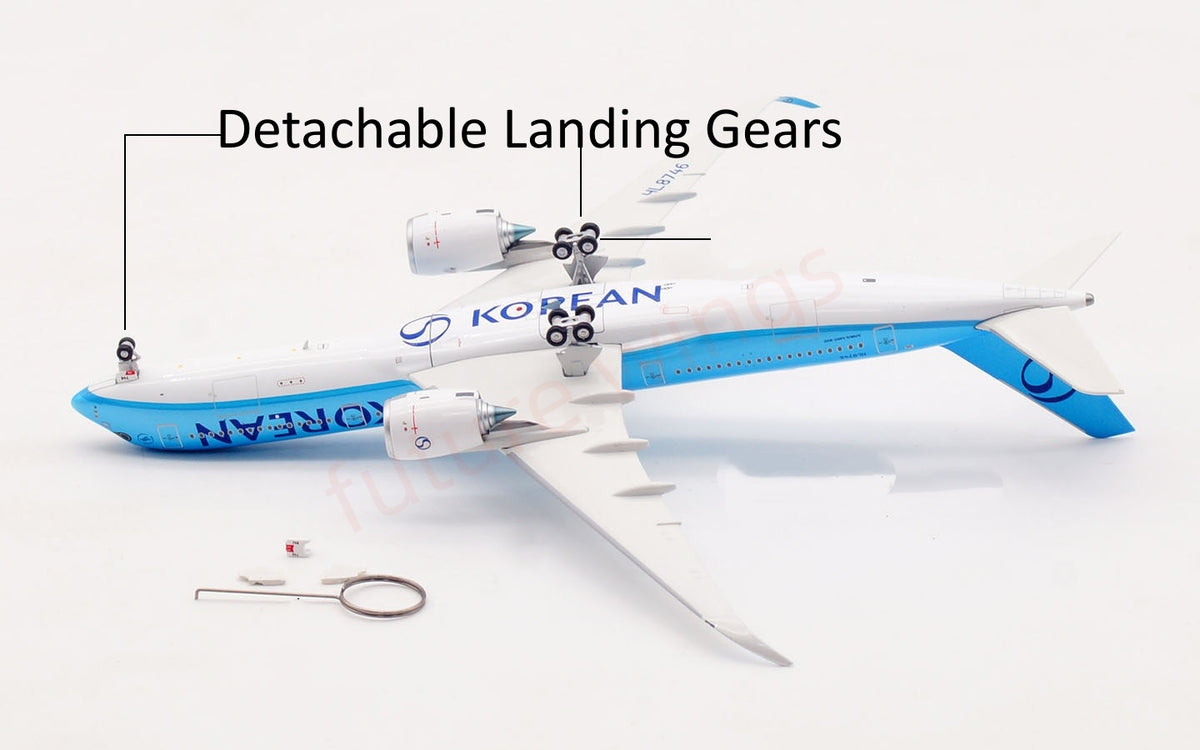 1:400 Aviation400 Korean Air A350-900 HL8746 Aircraft Model+Free Tractor and Stand