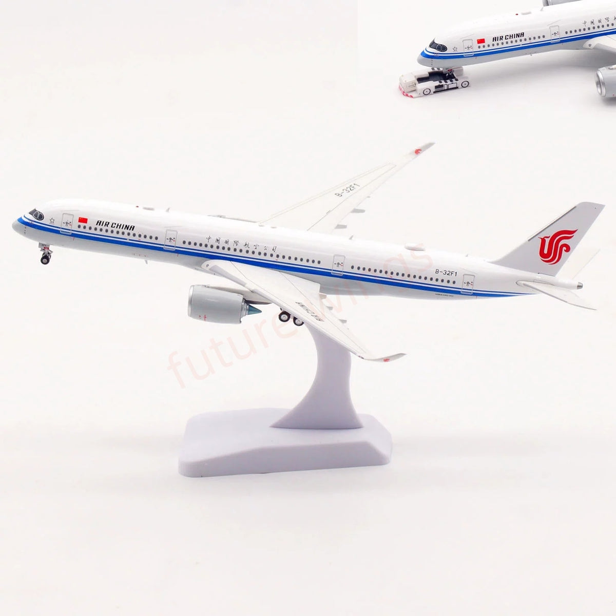 1:400 Aviation400 Air China A350-900 B-32F1 Aircraft Model+Free Tractor and Stand