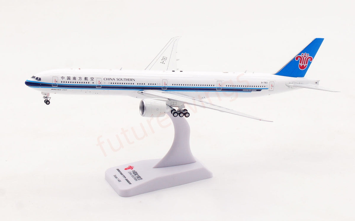 1:400 Aviation400 China Soutern Airlines B777-300ER  B-7183 Aircraft Model Free Tractor+Stand