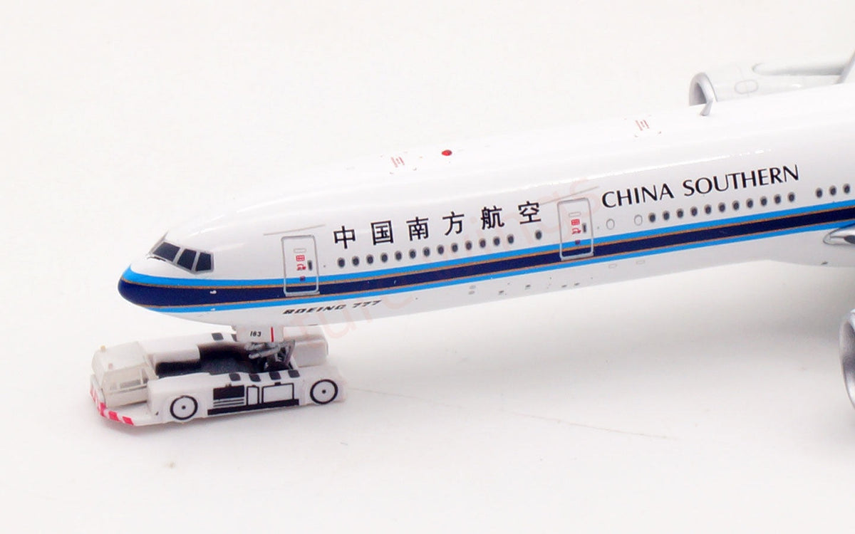 1:400 Aviation400 China Soutern Airlines B777-300ER  B-7183 Aircraft Model Free Tractor+Stand