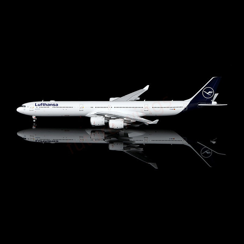 1:400 YY Wings Lufthansa Airlines A340-600 D-AIHI D-AIHE D-AIHH Aircraft Model +Free Tractor