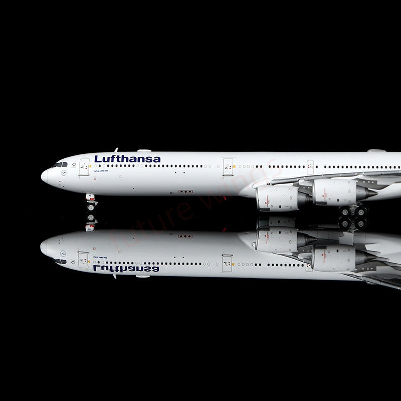 1:400 YY Wings Lufthansa Airlines A340-600 D-AIHI D-AIHE D-AIHH Aircraft Model +Free Tractor