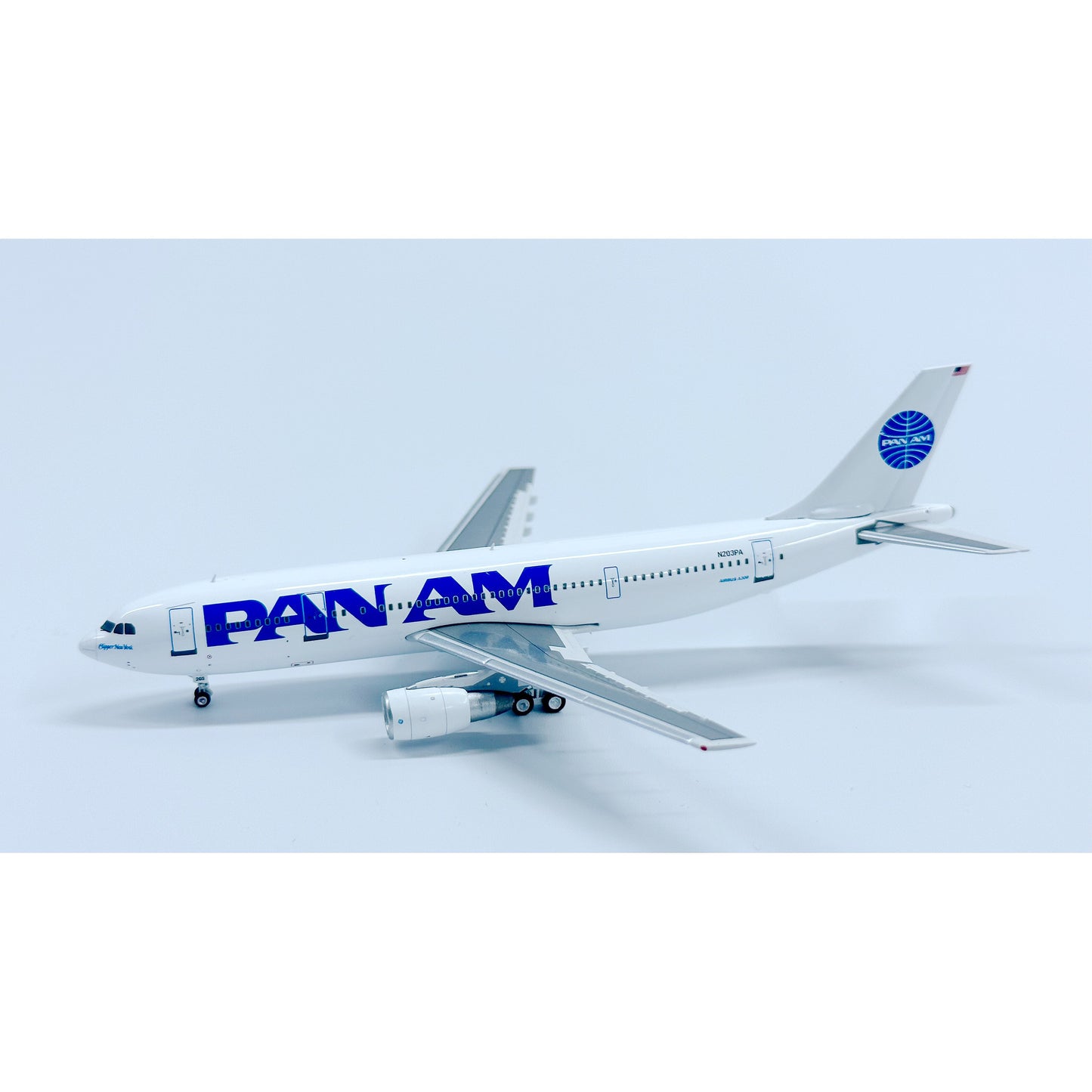 1:400 Yu Model A300B4/A300-600 Air Niugini/Pan AM/CAAC/Lufthansa/Uni Top/Air France Aircraft Model+Free Tractor