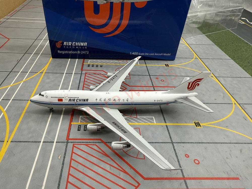 1:400 YY Wings Air China B747-400 B-2445 B-2447 B-2472 Free Tractor +Stand