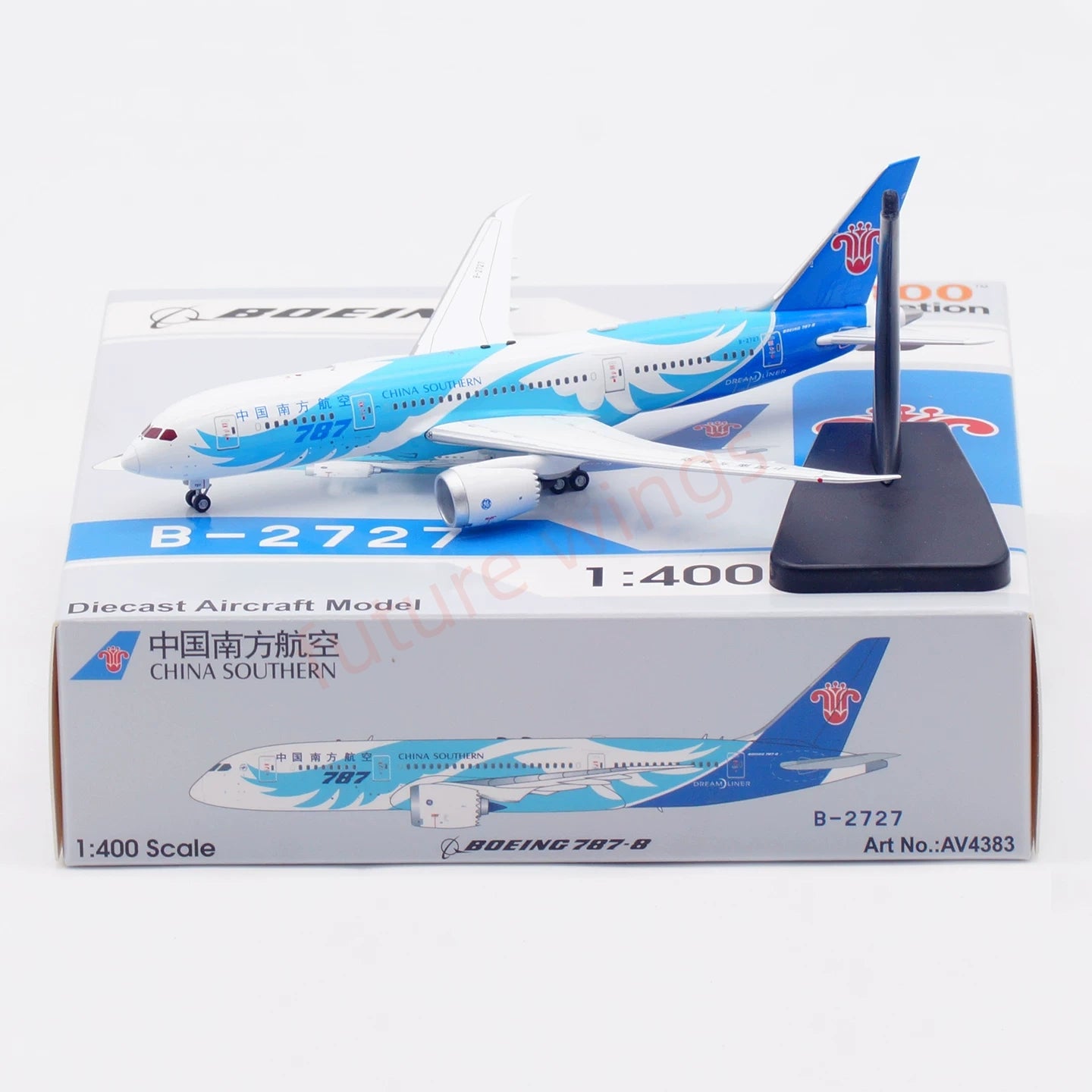 1:400 Aviation400 China Southern Airlines B787-8 B-2725 B-2788+Free Tractor
