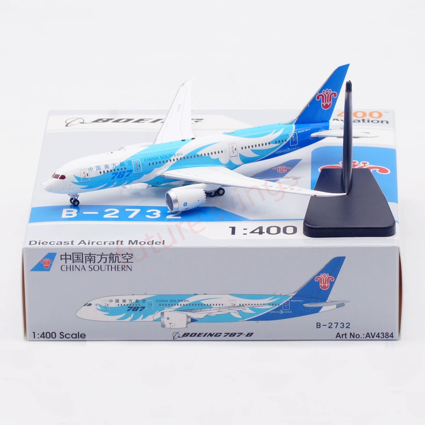 1:400 Aviation400 China Southern Airlines B787-8 B-2725 B-2788+Free Tractor
