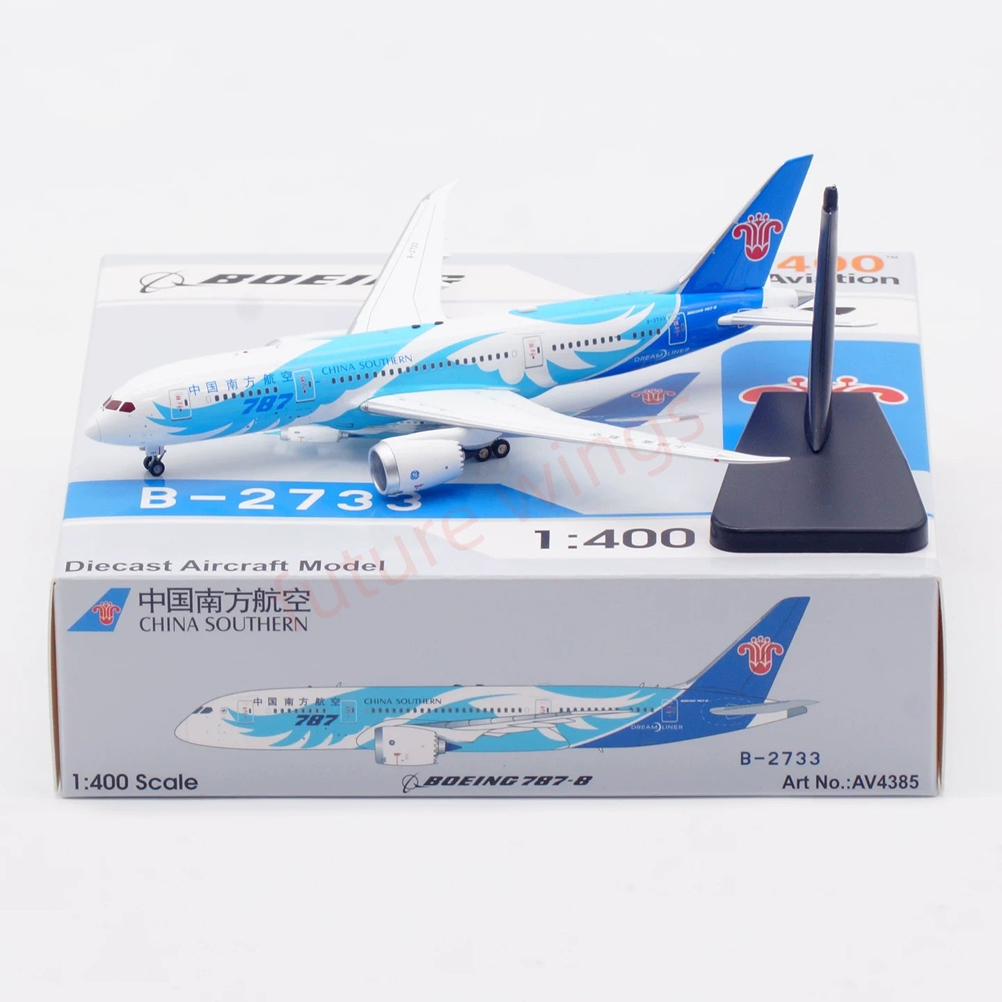 1:400 Aviation400 China Southern Airlines B787-8 B-2725 B-2788+Free Tractor