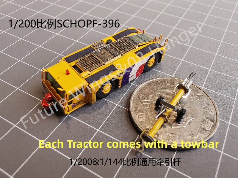 1:144 1:200 08 Hanger Diecast GSE SCHOPF Tractor with Towbar