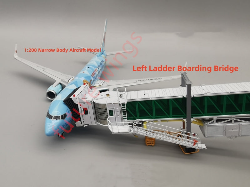 1:200 08 Hanger Highly Details Diecast Airport GSE Boarding Bridge Set