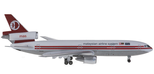 (Rare)1:500 AeroClassics AC19165 Malaysian Airlines McDonnell Douglas DC-10-30 9M-MAS