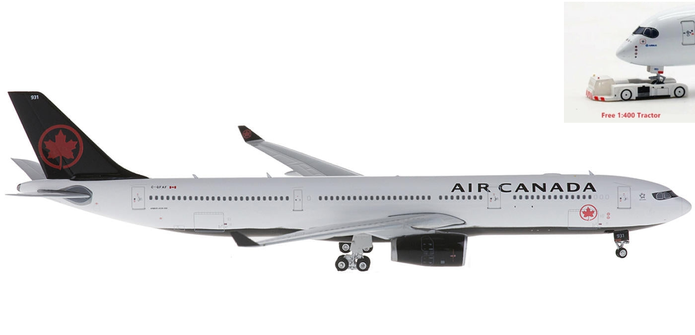 1:400 Phoenix PH11414 Air Canada Airbus A330-300 C-GFAF+Free Tractor