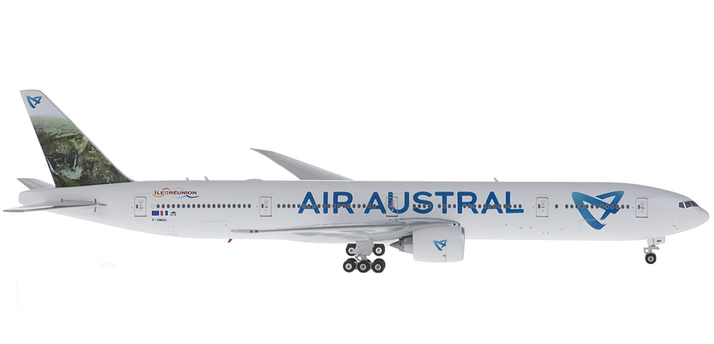 1:400 Phoenix PH11256 Air Austral Boeing 777-300ER F-ONOU+Free Tractor