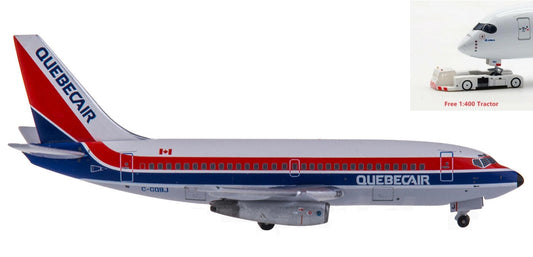 (Rare)1:400 AeroClassics AC19228 Quebecair Boeing 737-200 C-GQBJ+Free Tractor