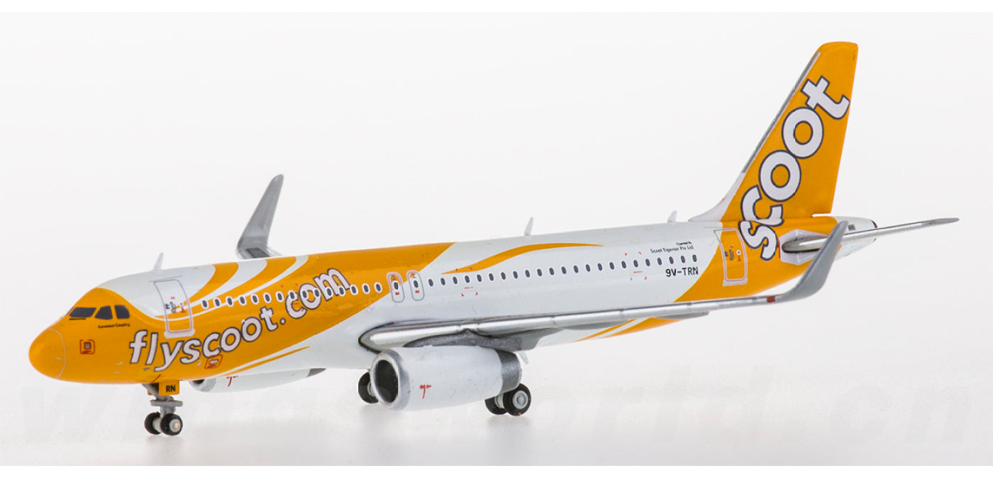 1:400 JC Wings XX4722 Scoot Airlines Airbus A320 9V-TRN+Free Tractor